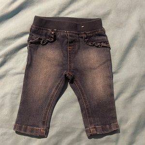Baby essentials 0-3 months blue Jean pants